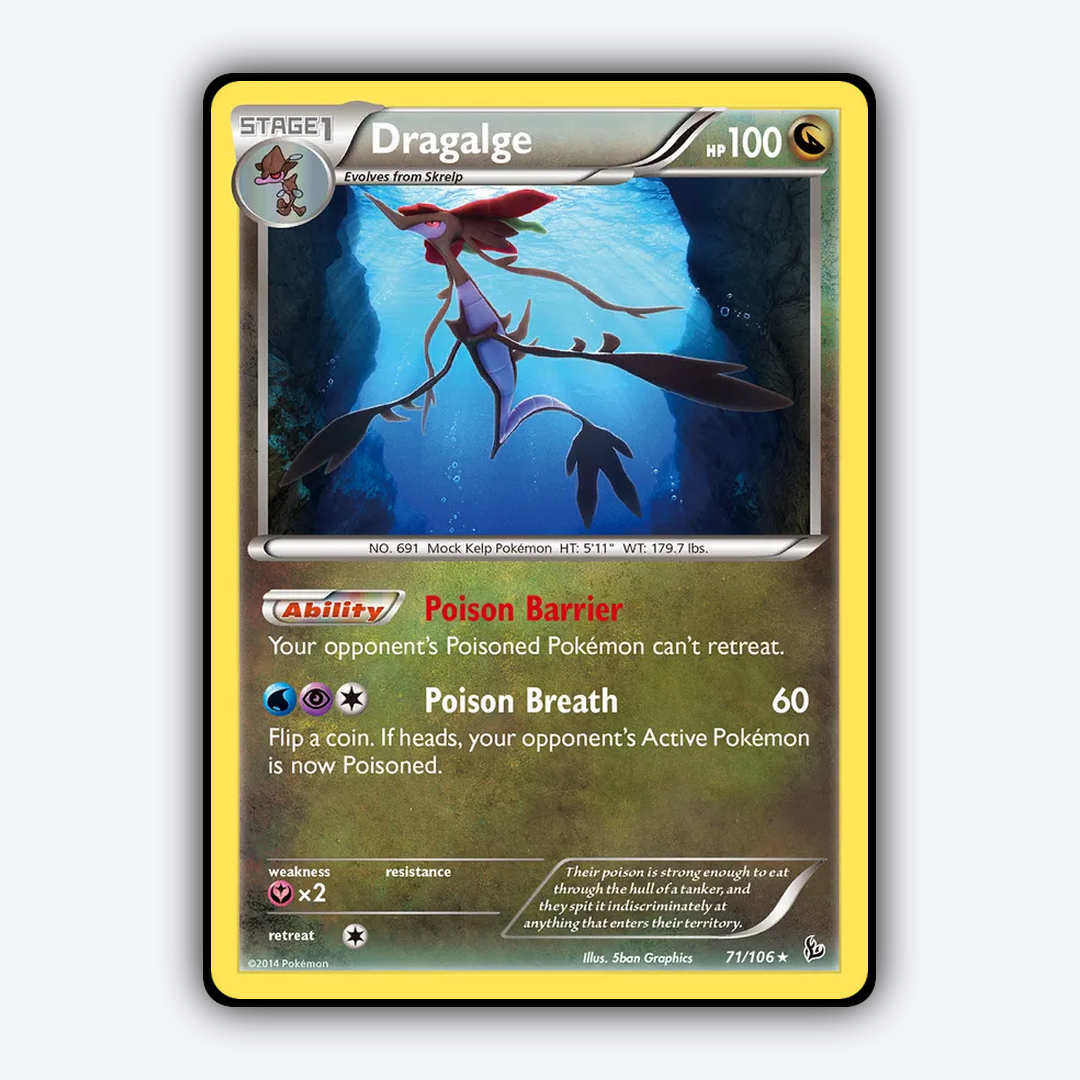 Dragalge 071/106 - Flashfire Set - Card Rug