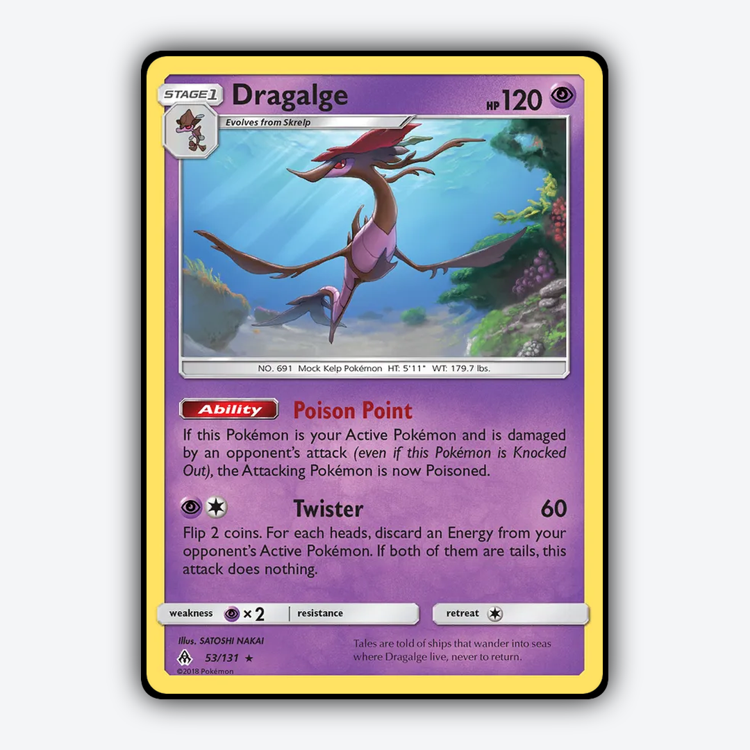 Dragalge 053/131 - Forbidden Light Set - Card Rug
