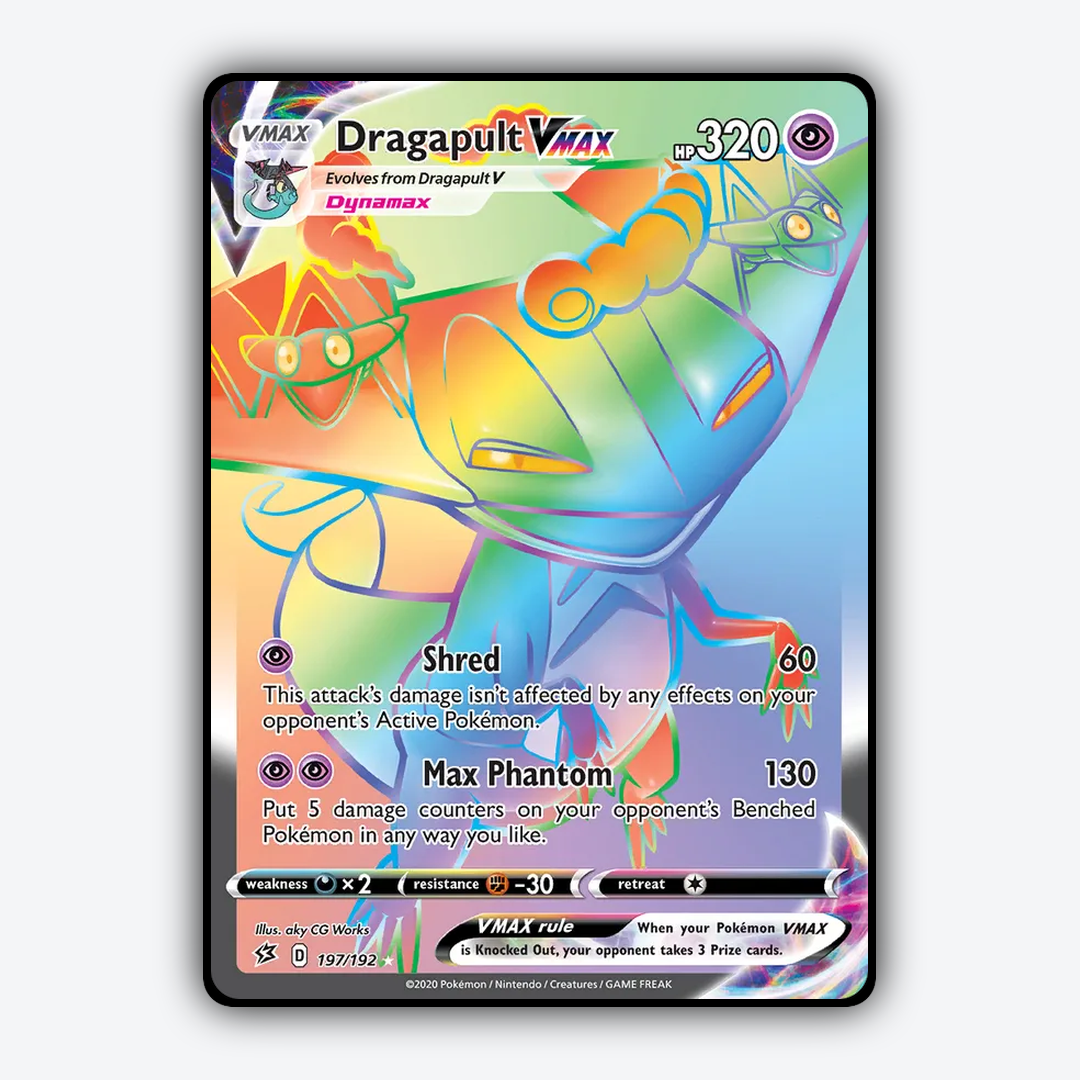 Dragapult VMAX 197/192 - Rebel Clash Set - Card Rug