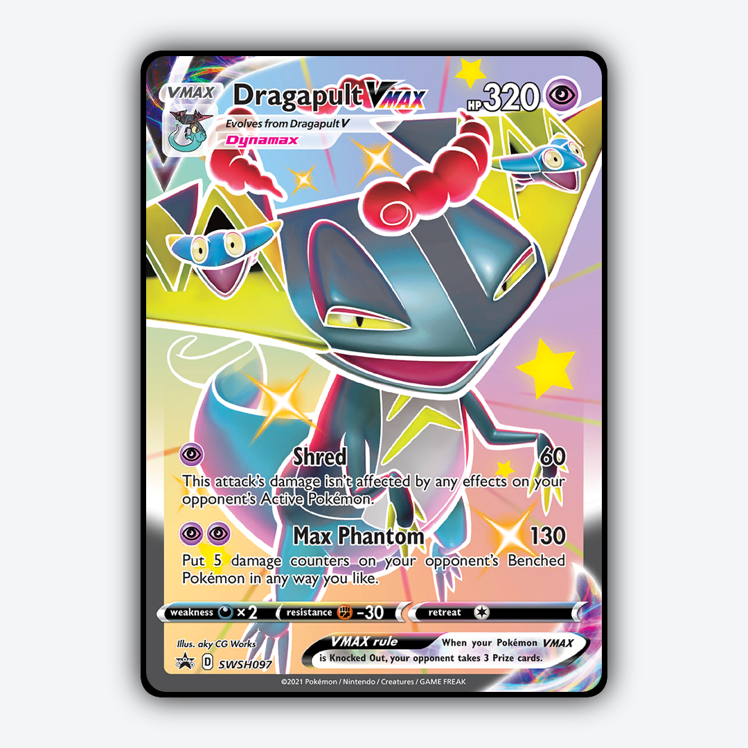 Dragapult VMAX #97 - SWSH Black Star Promos Set - Card Rug
