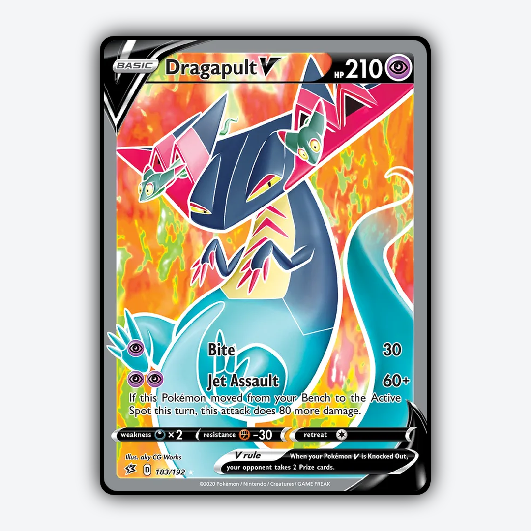 Dragapult V 183/192 - Rebel Clash Set - Card Rug