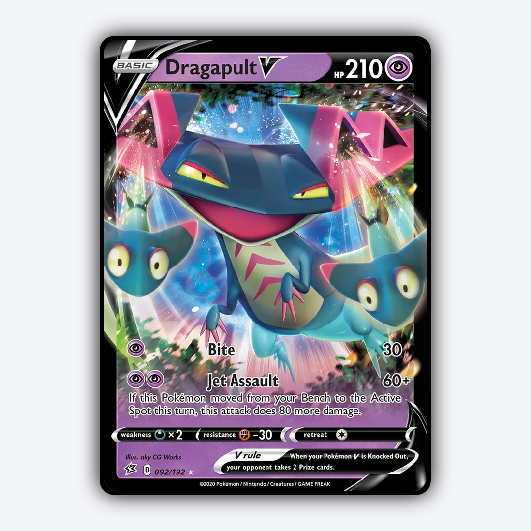 Dragapult V 092/192 - Rebel Clash Set - Card Rug
