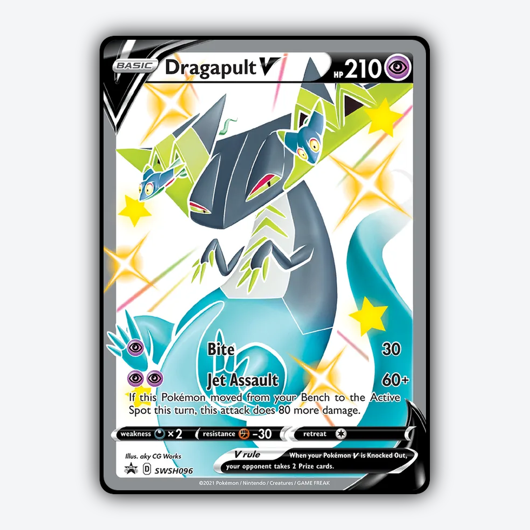 Dragapult V #96 - SWSH Black Star Promos Set - Card Rug