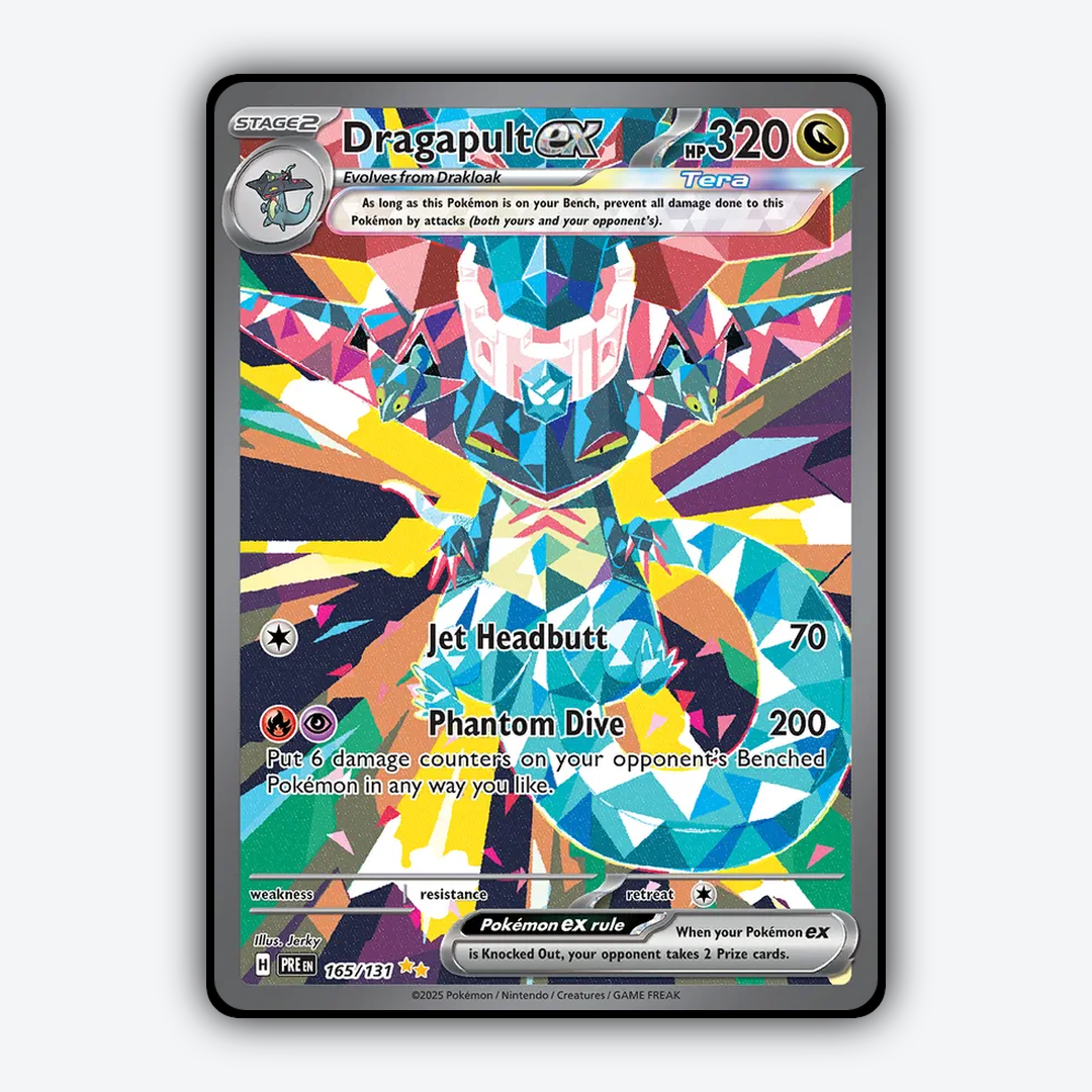 Dragapult ex #165 - Prismatic Evolutions Set - Card Rug