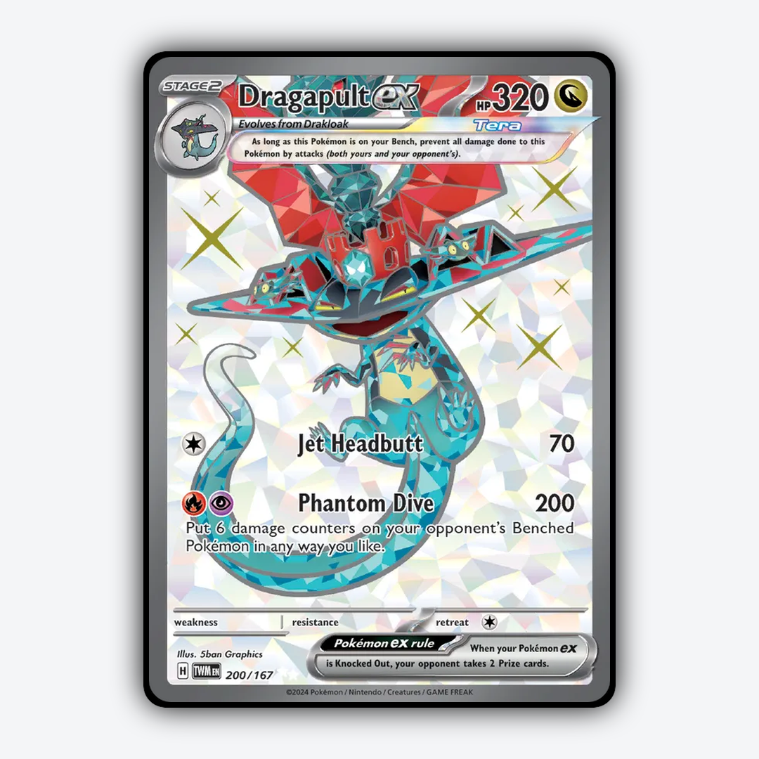 Dragapult ex #200 - Twilight Masquerade Set - Card Rug