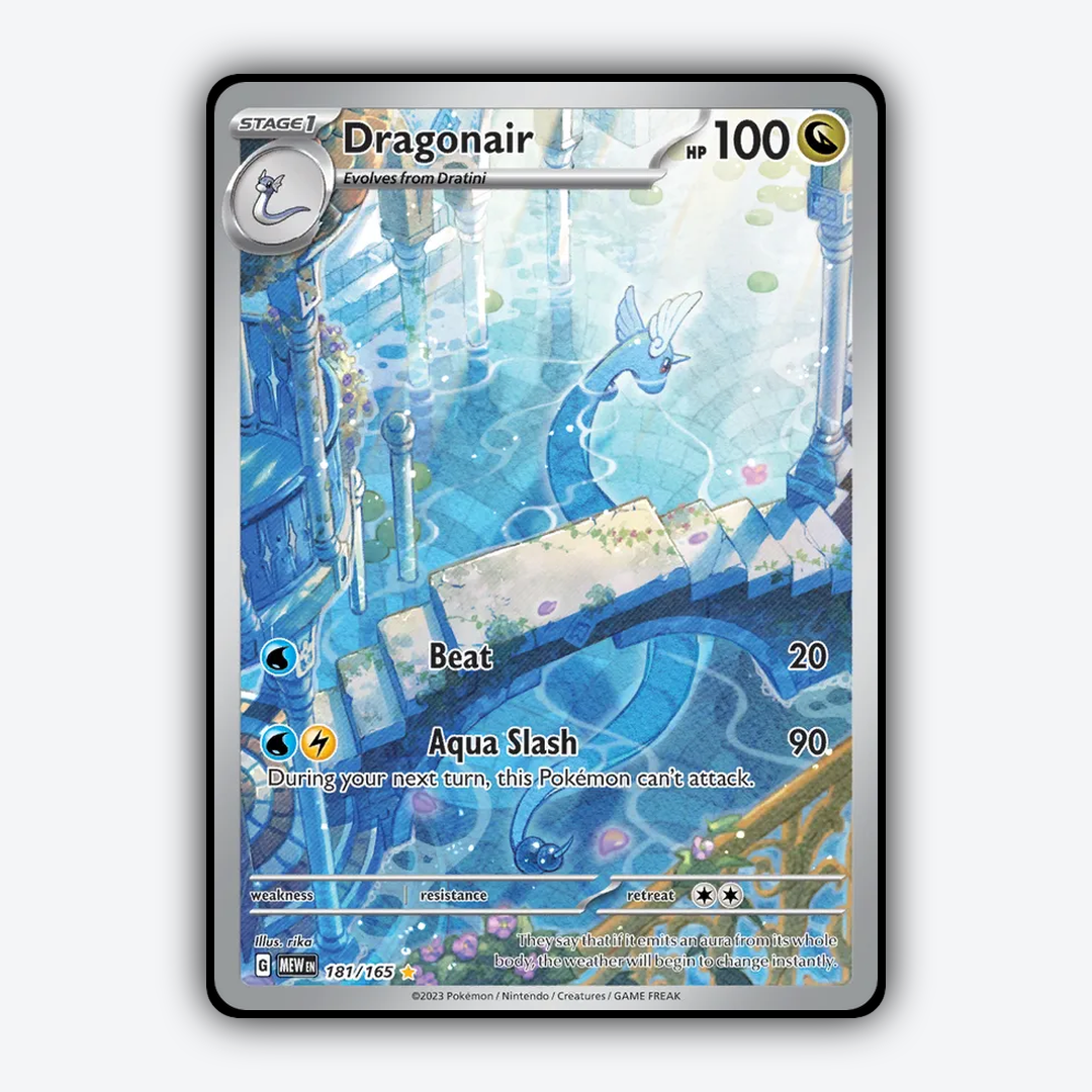Dragonair #181 - 151 Set - Card Rug