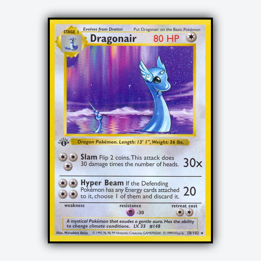 Dragonair #18 - Base Set - Card Rug