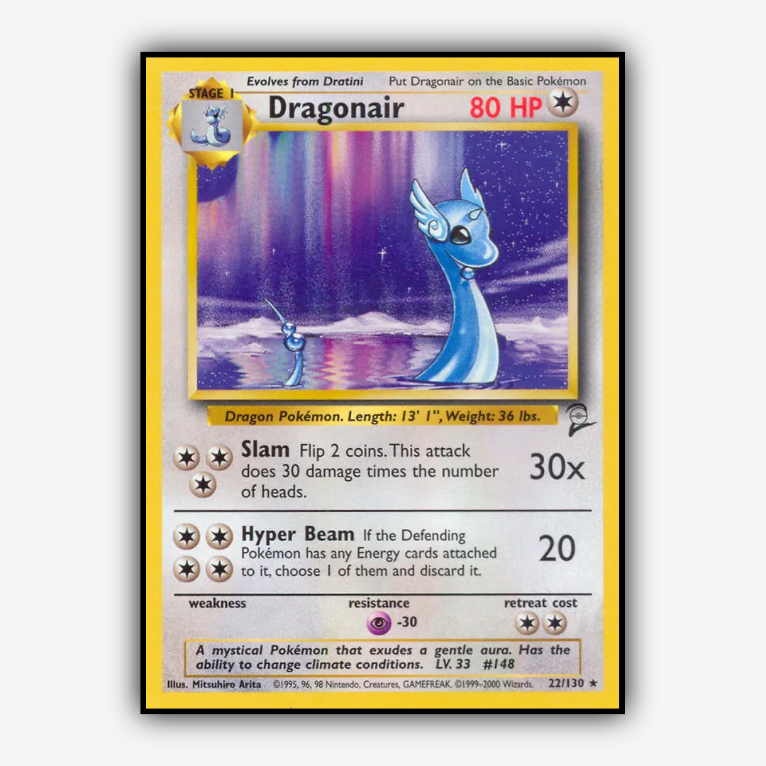 Dragonair 022/130 - Base Set 2 Set - Card Rug