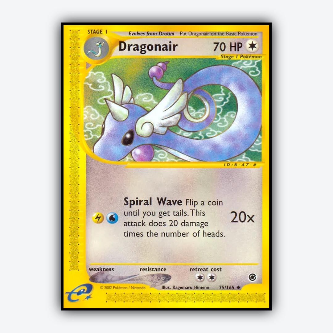 Dragonair 075/165 - Expedition Base Set - Card Rug