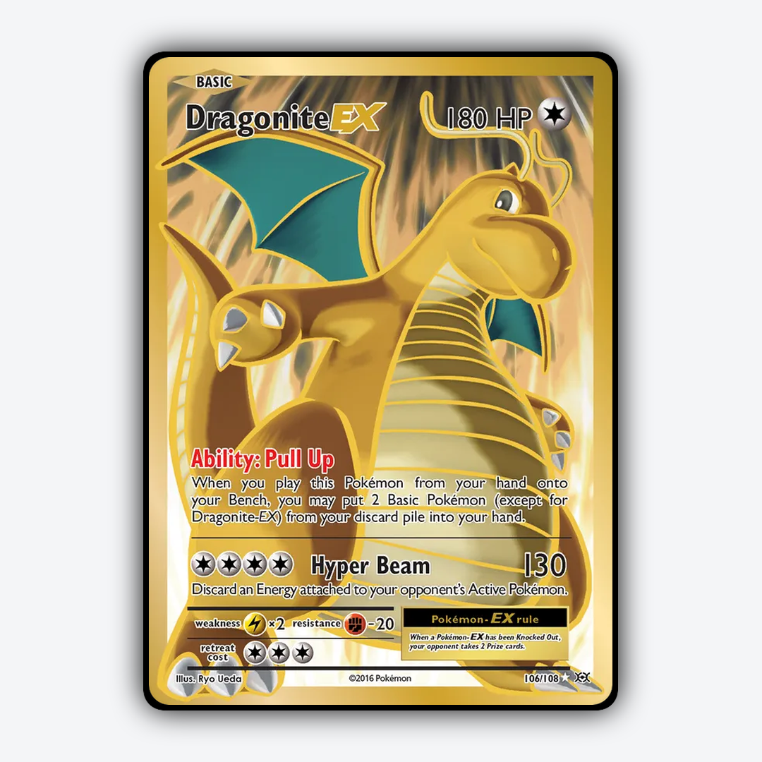 Dragonite-EX #106 - Evolutions Set - Card Rug