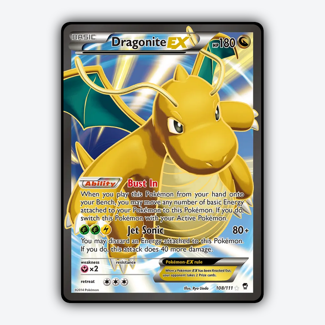 Dragonite-EX 108/111 - Furious Fists Set - Card Rug