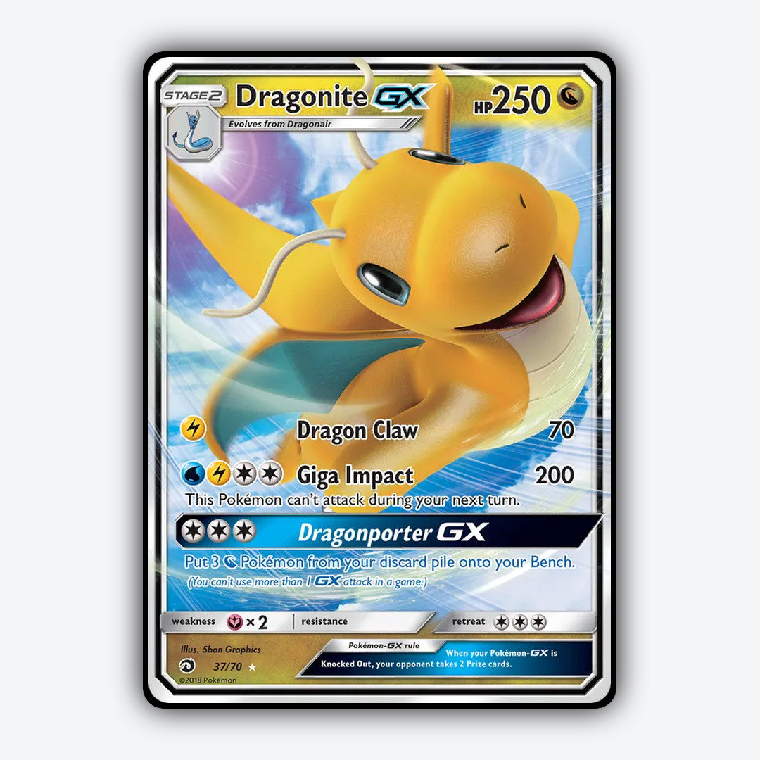 Dragonite-GX 037/70 - Dragon Majesty Set - Card Rug