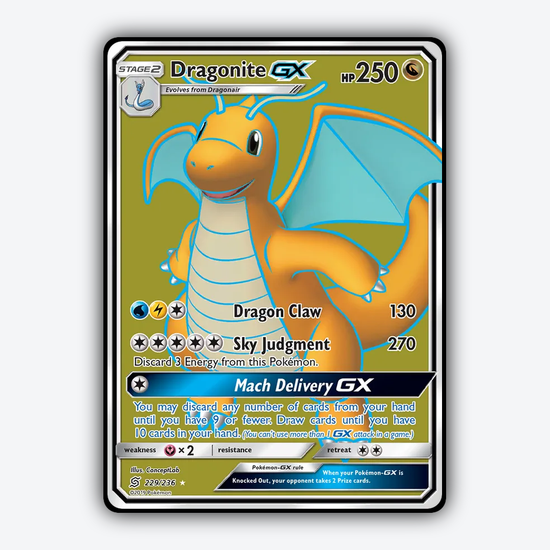 Dragonite-GX 229/236 - Unified Minds Set - Card Rug