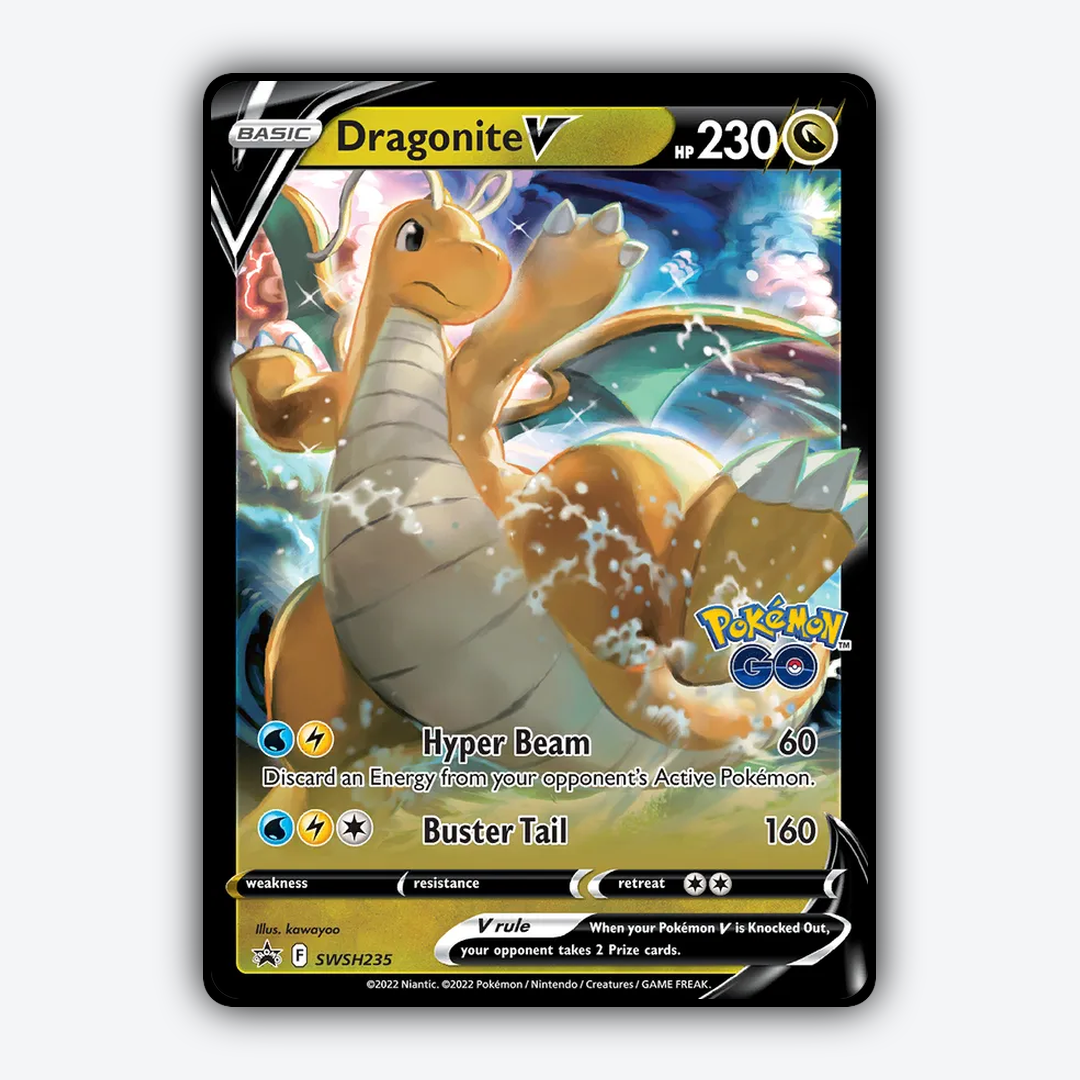 Dragonite V #235 - SWSH Black Star Promos Set - Card Rug