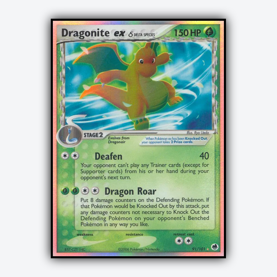 Dragonite ex δ 091/101 - Dragon Frontiers Set - Card Rug