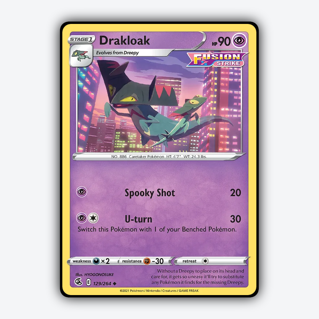 Drakloak 129/264 - Fusion Strike Set - Card Rug