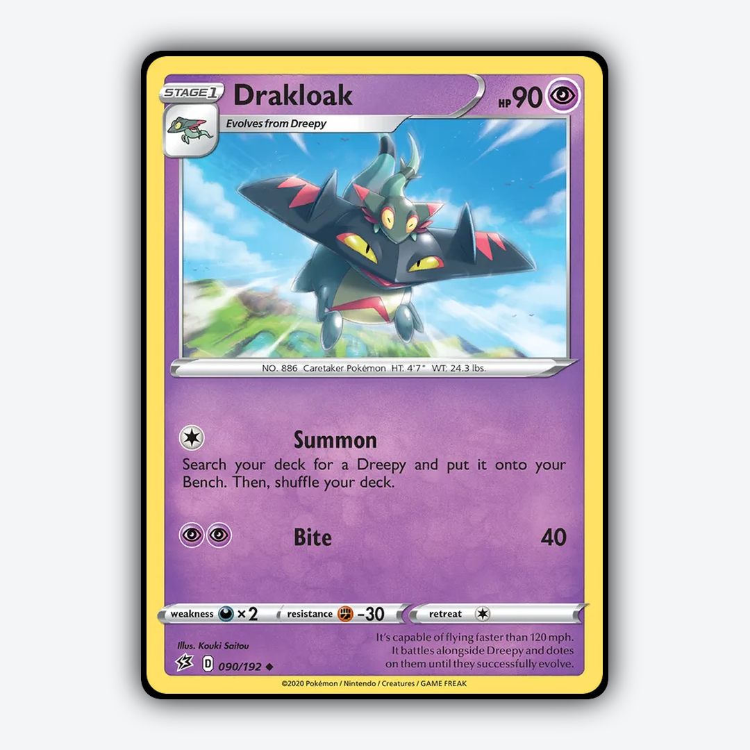 Drakloak 090/192 - Rebel Clash Set - Card Rug