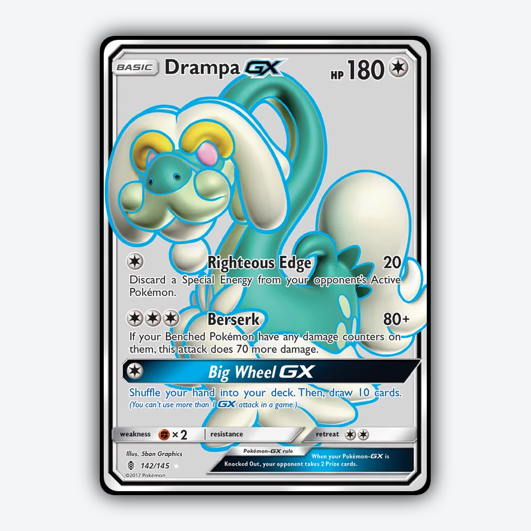 Drampa-GX 142/145 - Guardians Rising Set - Card Rug