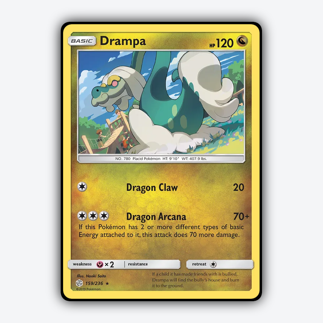 Drampa 159/236 - Cosmic Eclipse Set - Card Rug