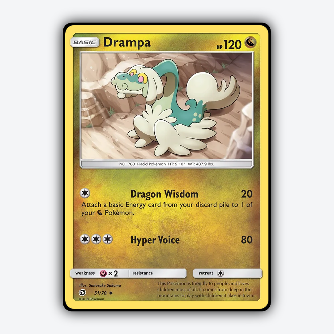 Drampa 051/70 - Dragon Majesty Set - Card Rug