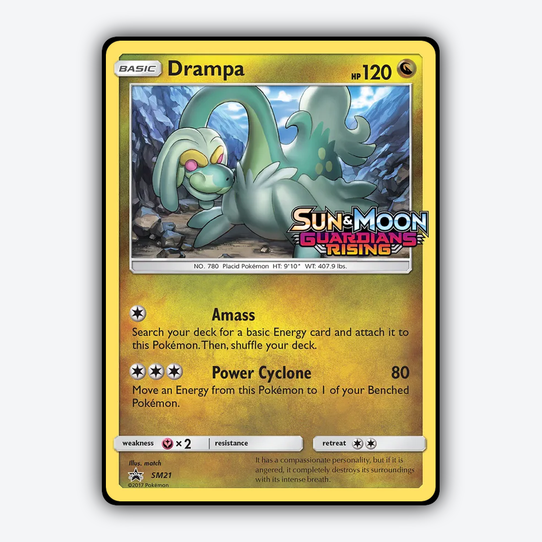 Drampa #21 - SM Black Star Promos Set - Card Rug