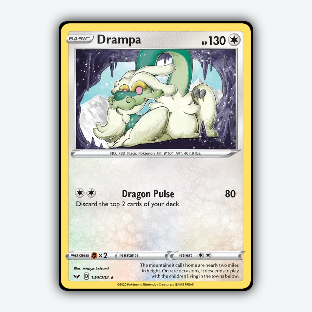 Drampa 149/202 - Sword & Shield Set - Card Rug