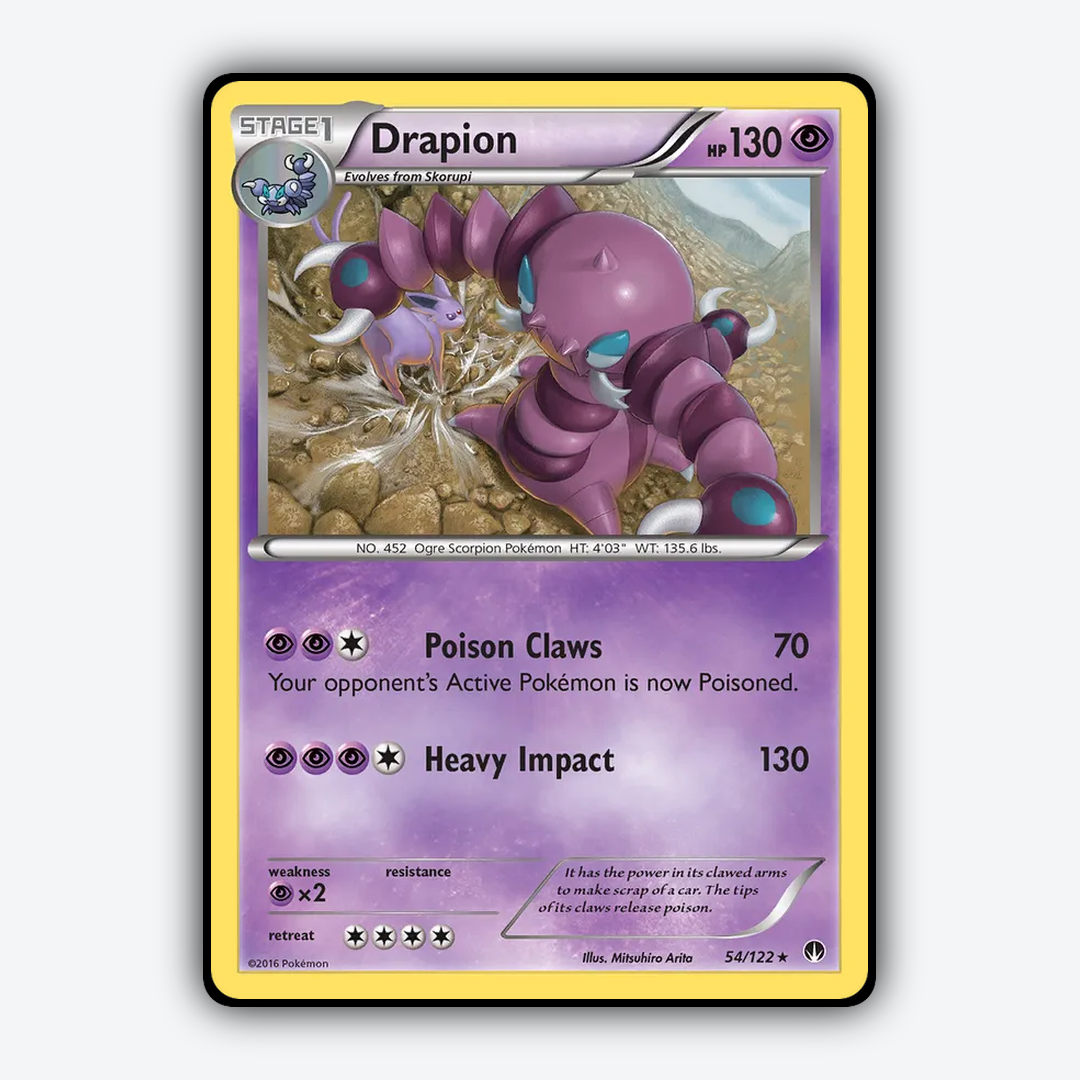 Drapion 054/122 - BREAKpoint Set - Card Rug