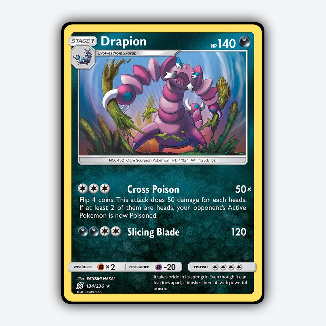 Drapion 134/236 - Unified Minds Set - Card Rug