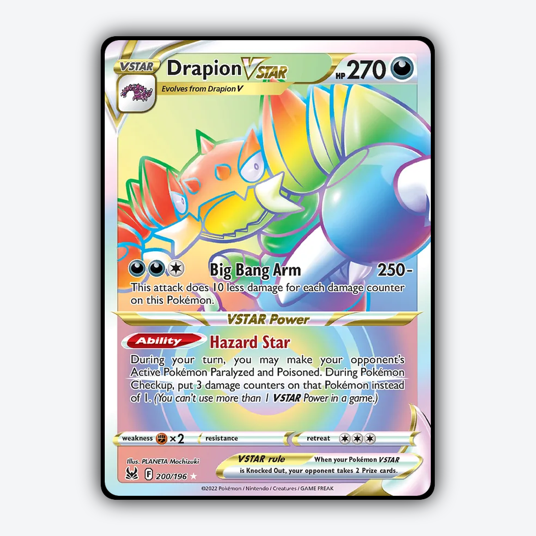 Drapion VSTAR 200/196 - Lost Origin Set - Card Rug