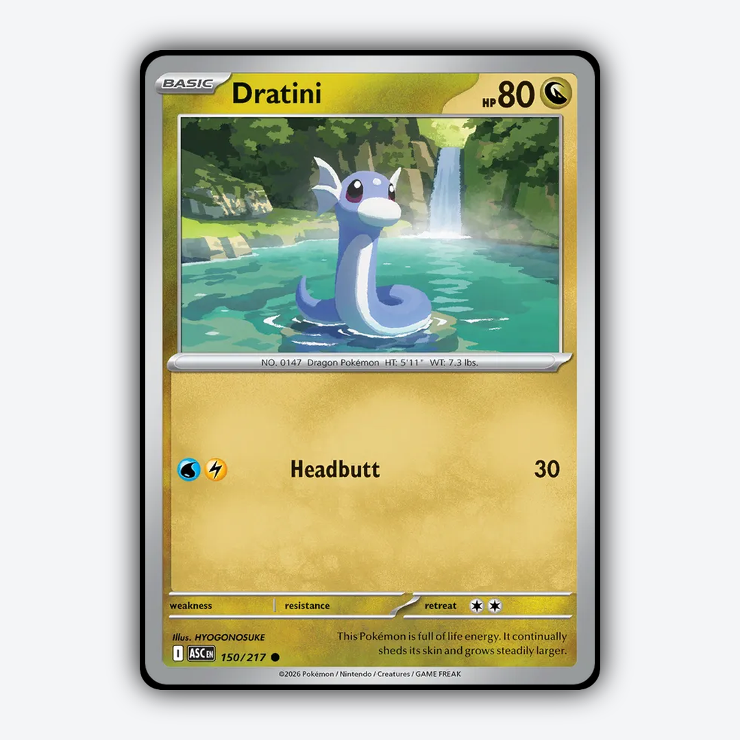 Dratini 150/217 - Ascended Heroes Set - Card Rug