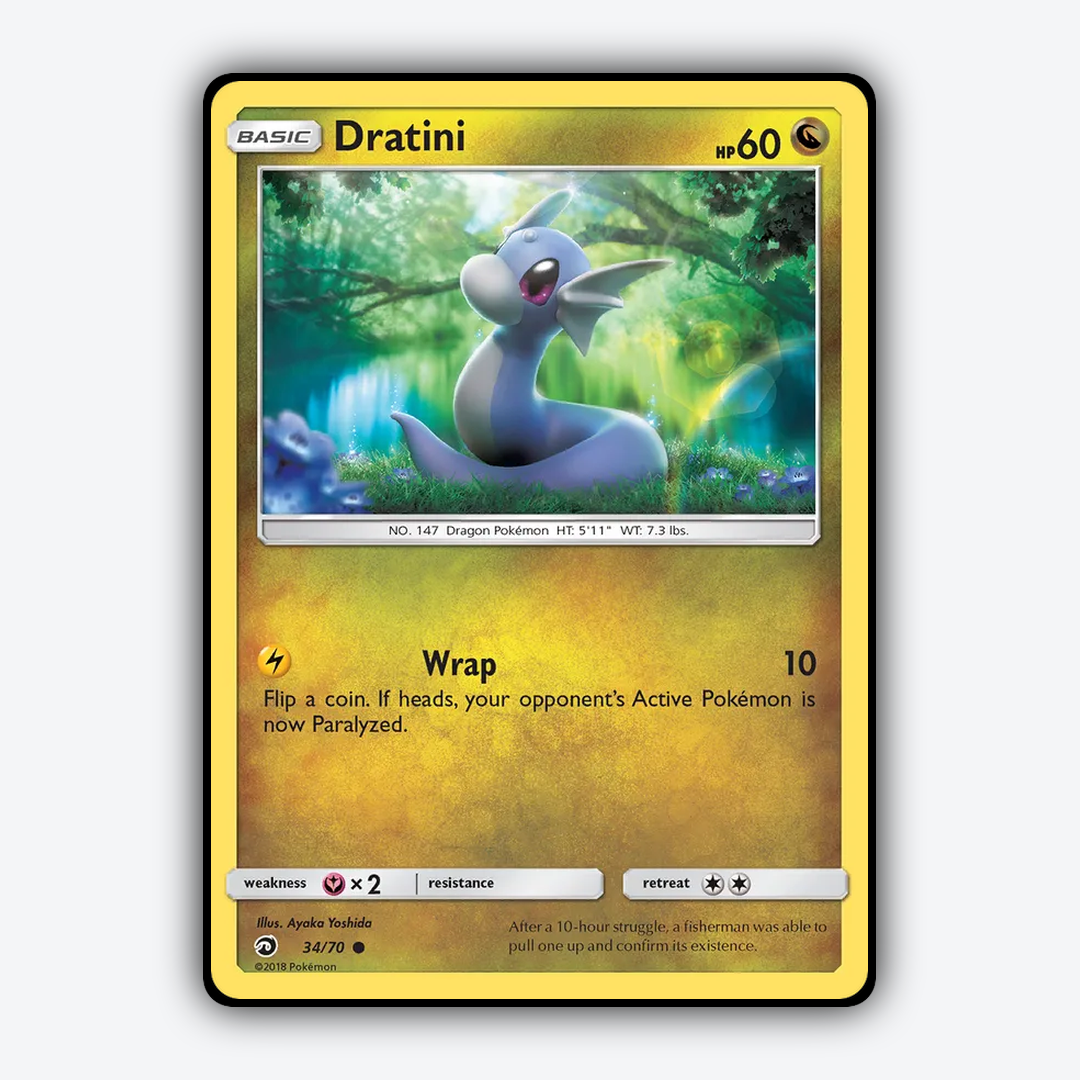 Dratini 034/70 - Dragon Majesty Set - Card Rug