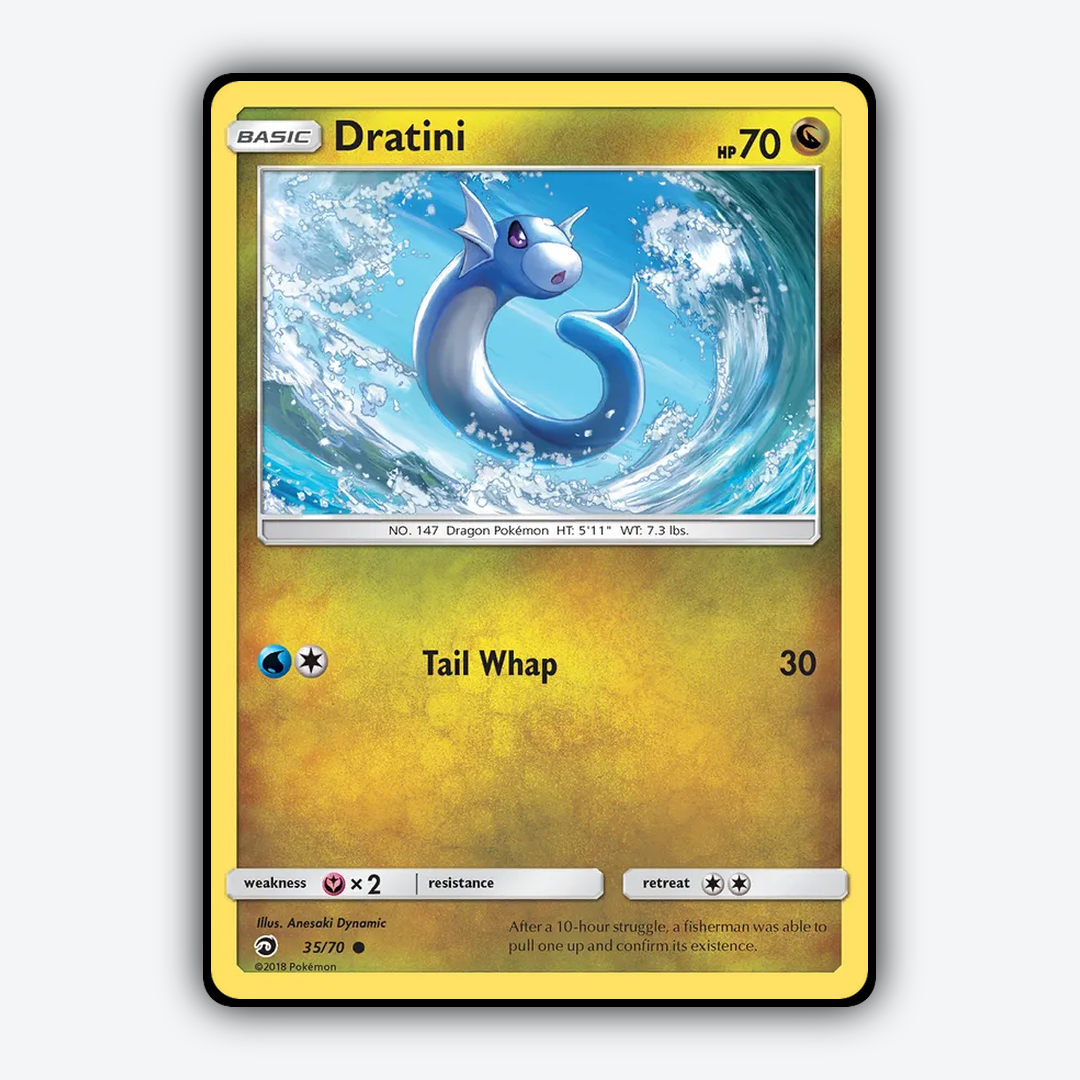Dratini 035/70 - Dragon Majesty Set - Card Rug