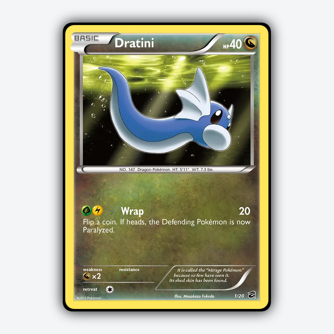 Dratini 001/20 - Dragon Vault Set - Card Rug