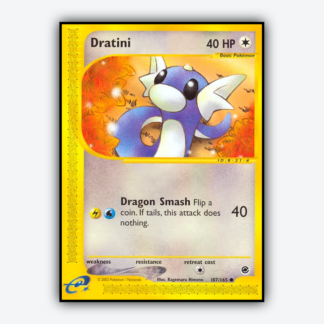 Dratini 107/165 - Expedition Base Set - Card Rug