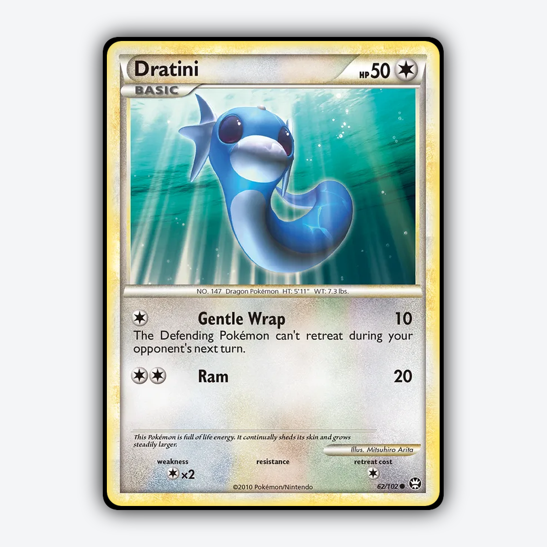 Dratini 062/102 - HS—Triumphant Set - Card Rug