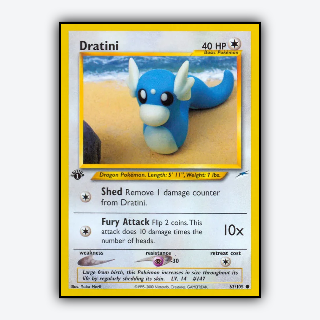 Dratini 063/105 - Neo Destiny Set - Card Rug