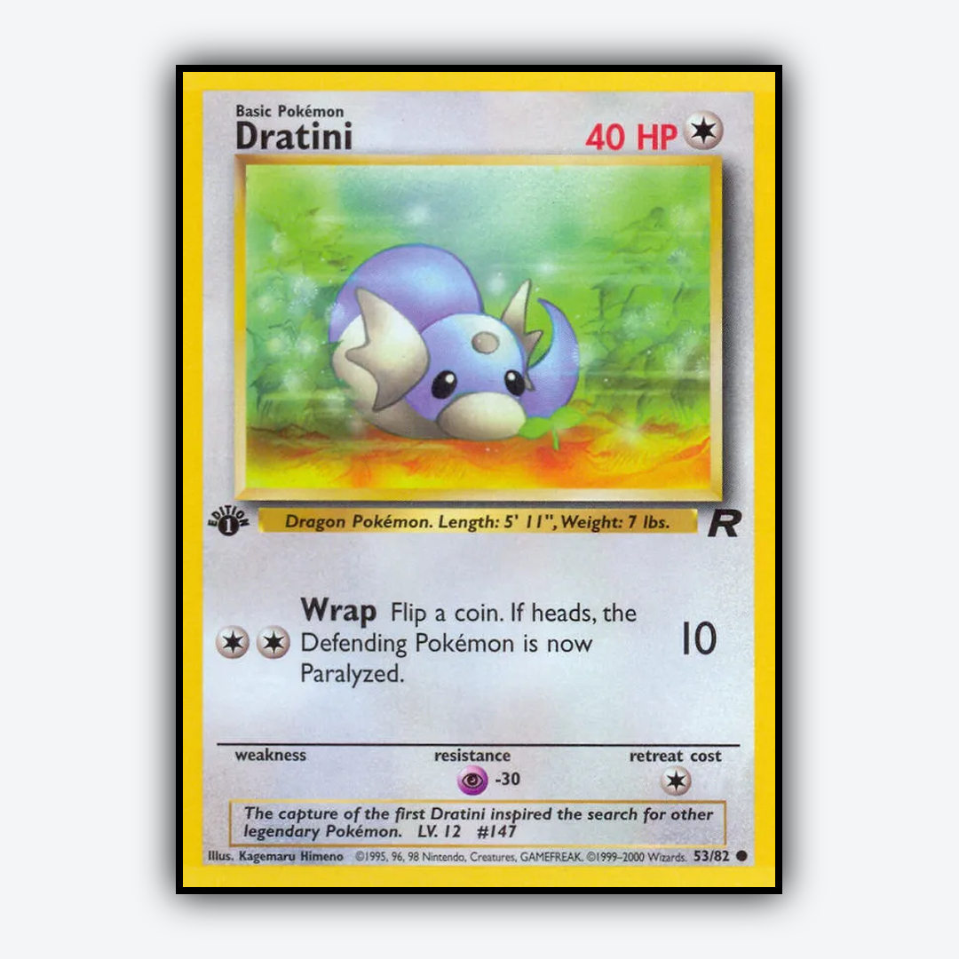 Dratini 053/82 - Team Rocket Set - Card Rug