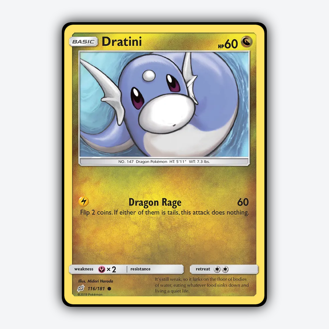 Dratini 116/181 - Team Up Set - Card Rug