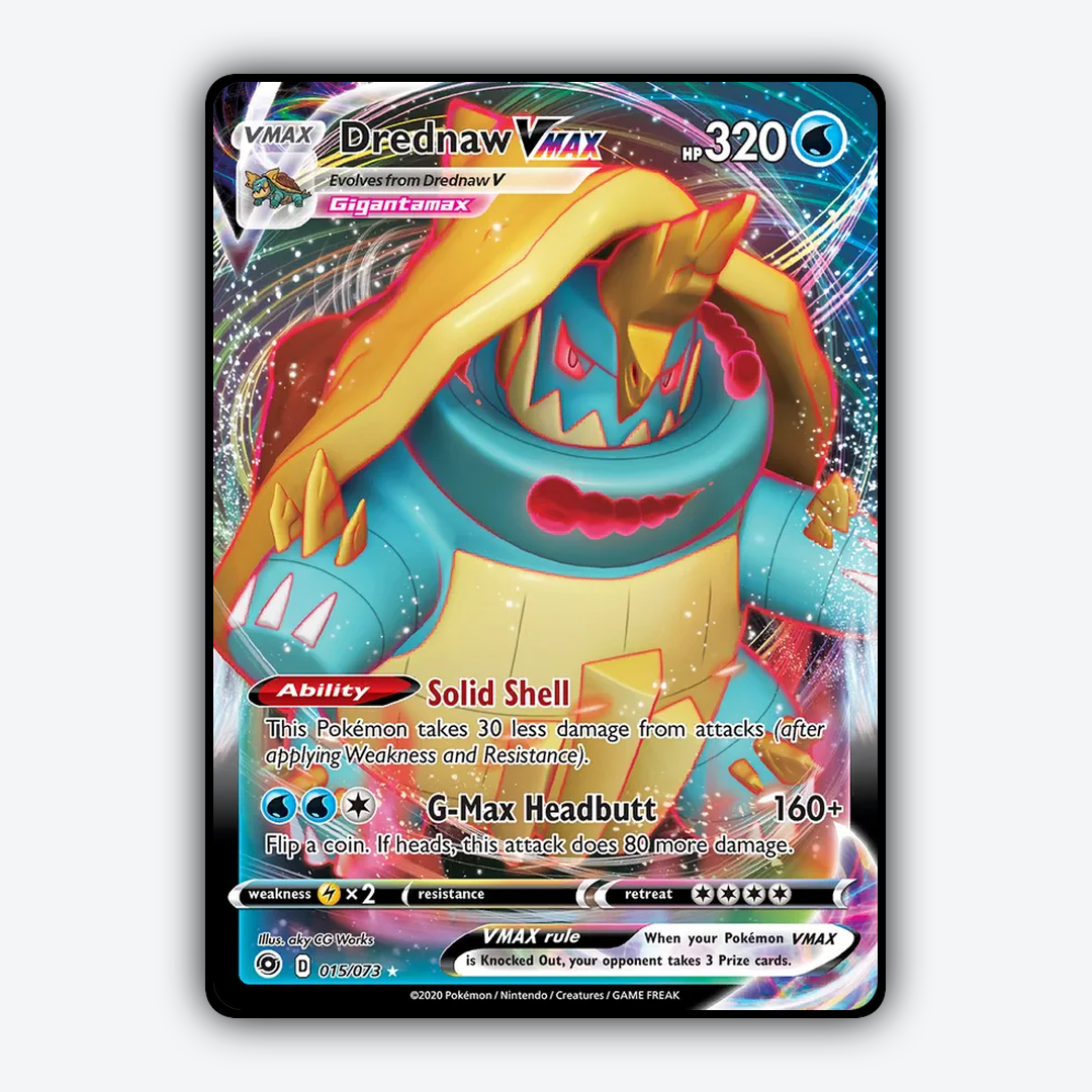 Drednaw VMAX 015/73 - Champion's Path Set - Card Rug