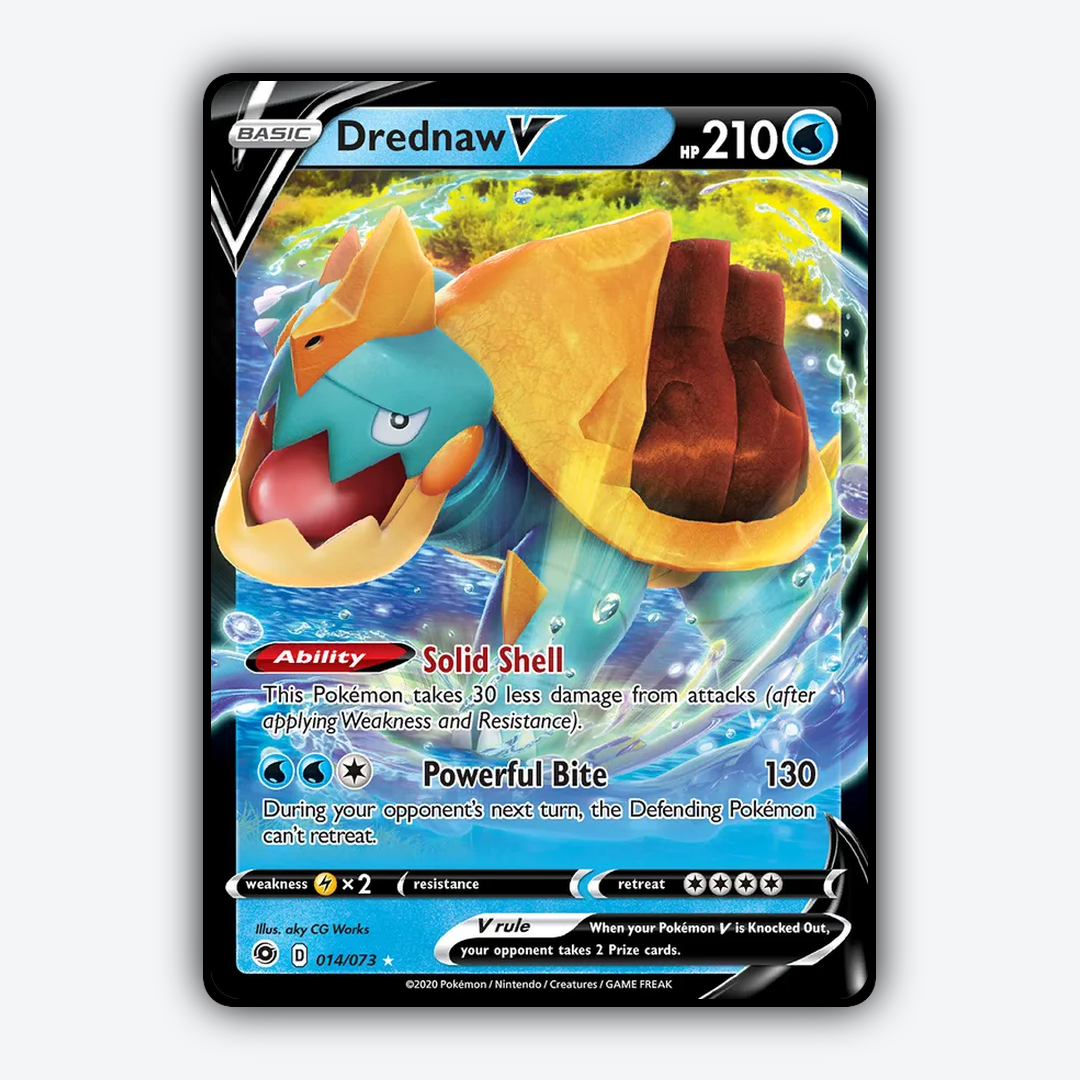 Drednaw V 014/73 - Champion's Path Set - Card Rug