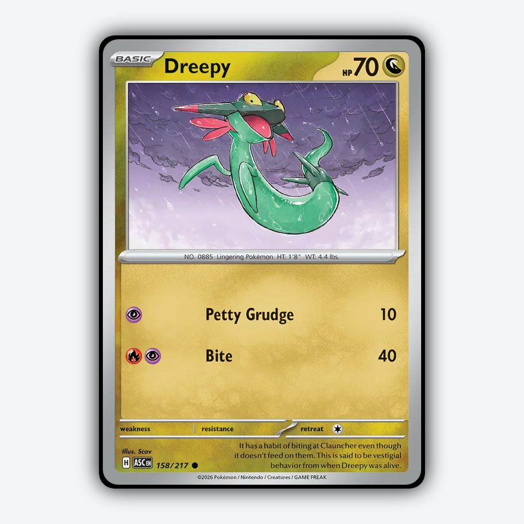 Dreepy 158/217 - Ascended Heroes Set - Card Rug