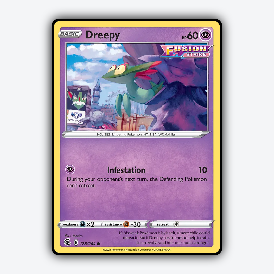 Dreepy 128/264 - Fusion Strike Set - Card Rug