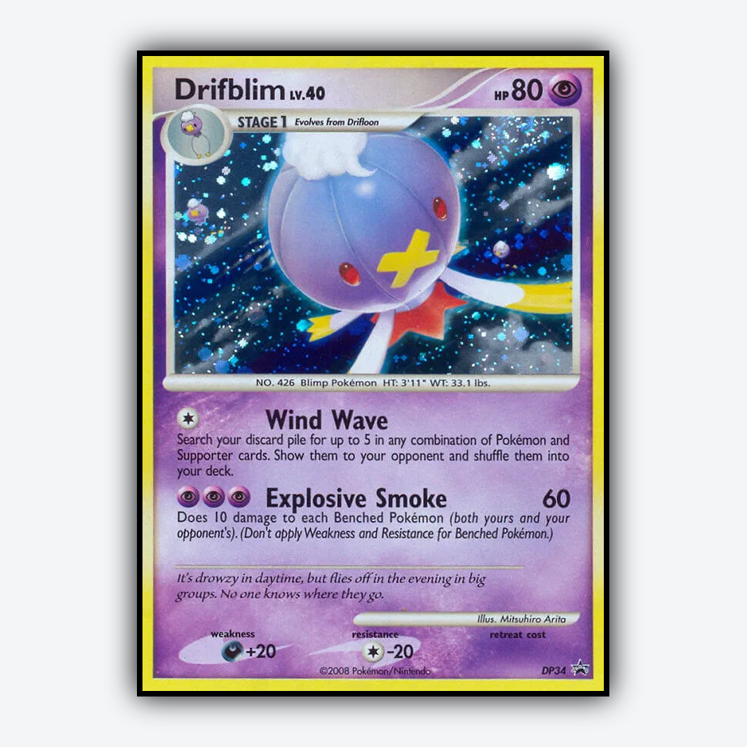 Drifblim DP034 - DP Black Star Promos Set - Card Rug