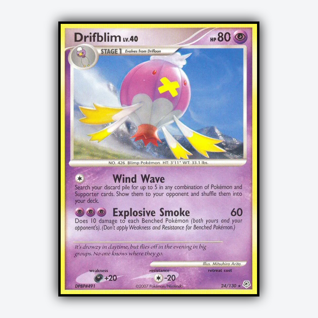 Drifblim 024/130 - Diamond & Pearl Set - Card Rug