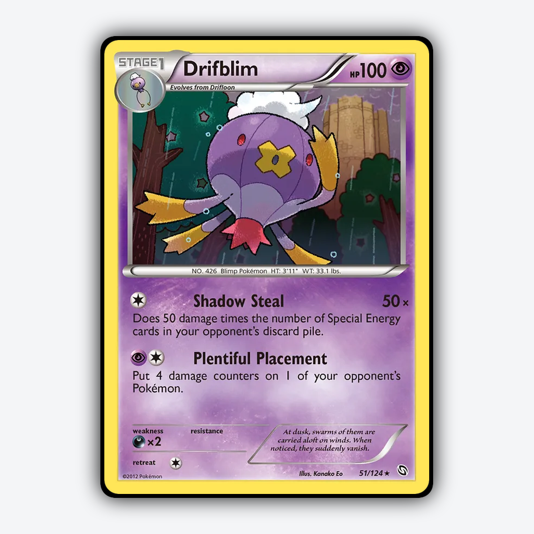Drifblim 051/124 - Dragons Exalted Set - Card Rug