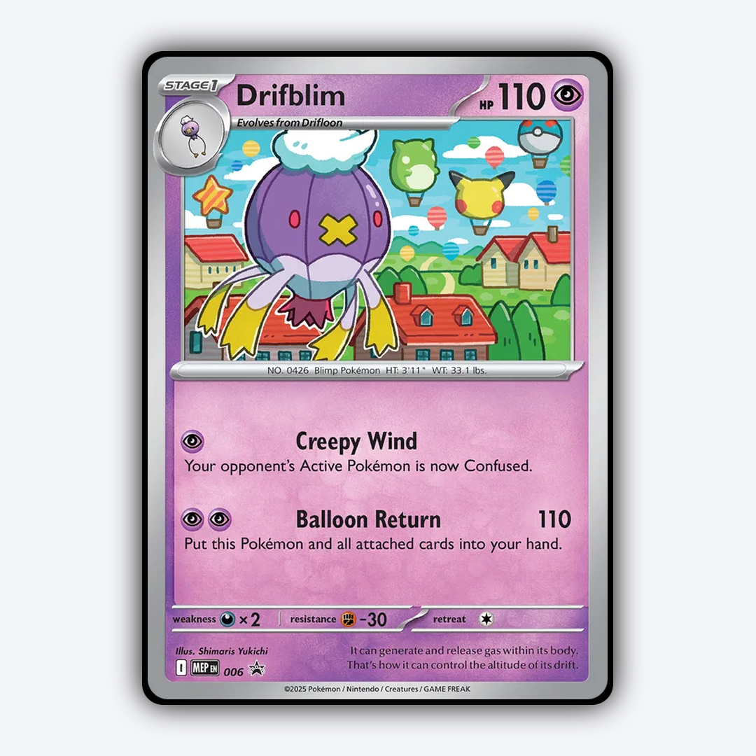 Drifblim #6 - ME Black Star Promos Set - Card Rug