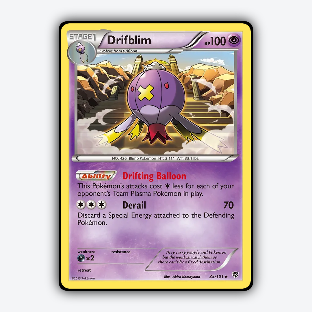 Drifblim 035/101 - Plasma Blast Set - Card Rug