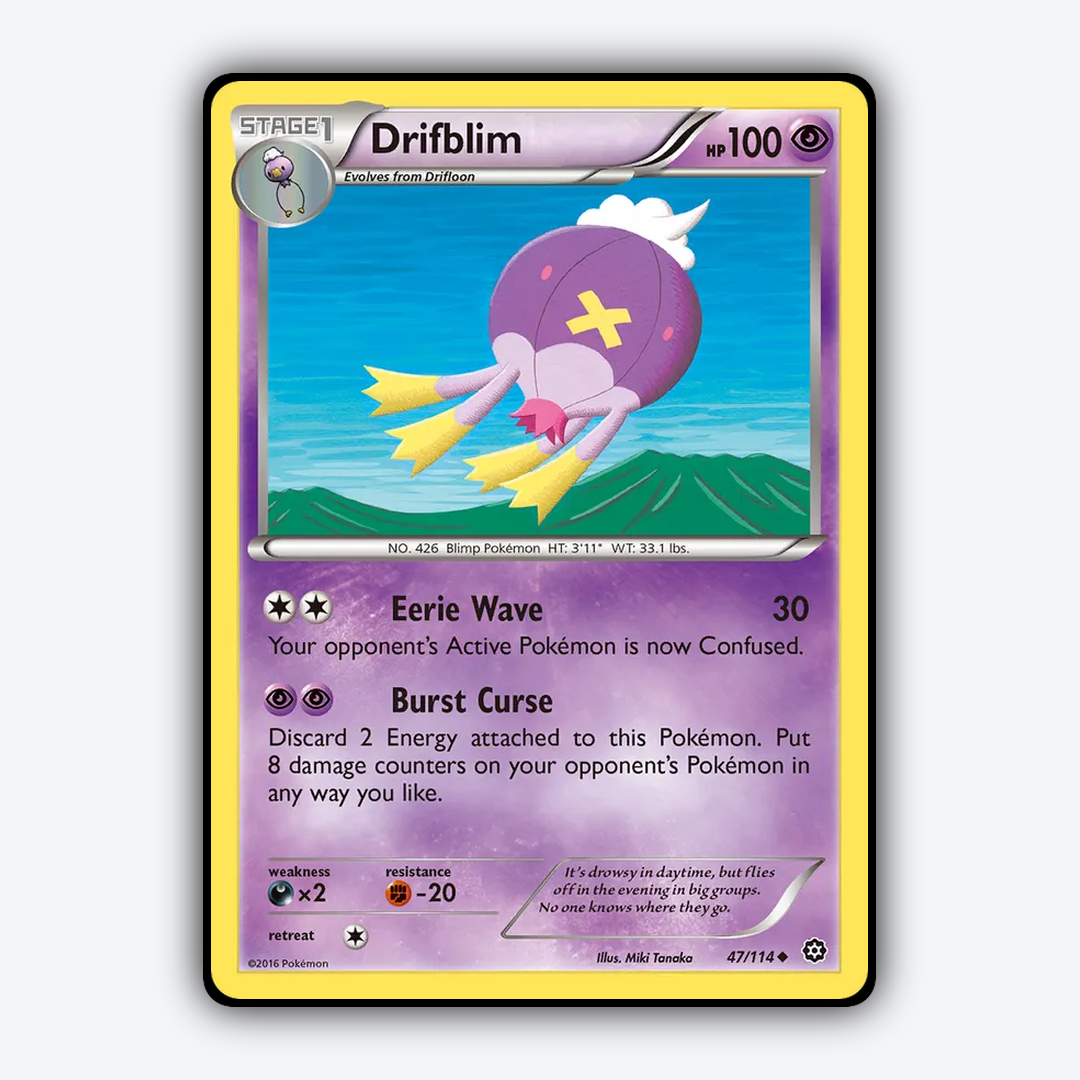 Drifblim 047/114 - Steam Siege Set - Card Rug