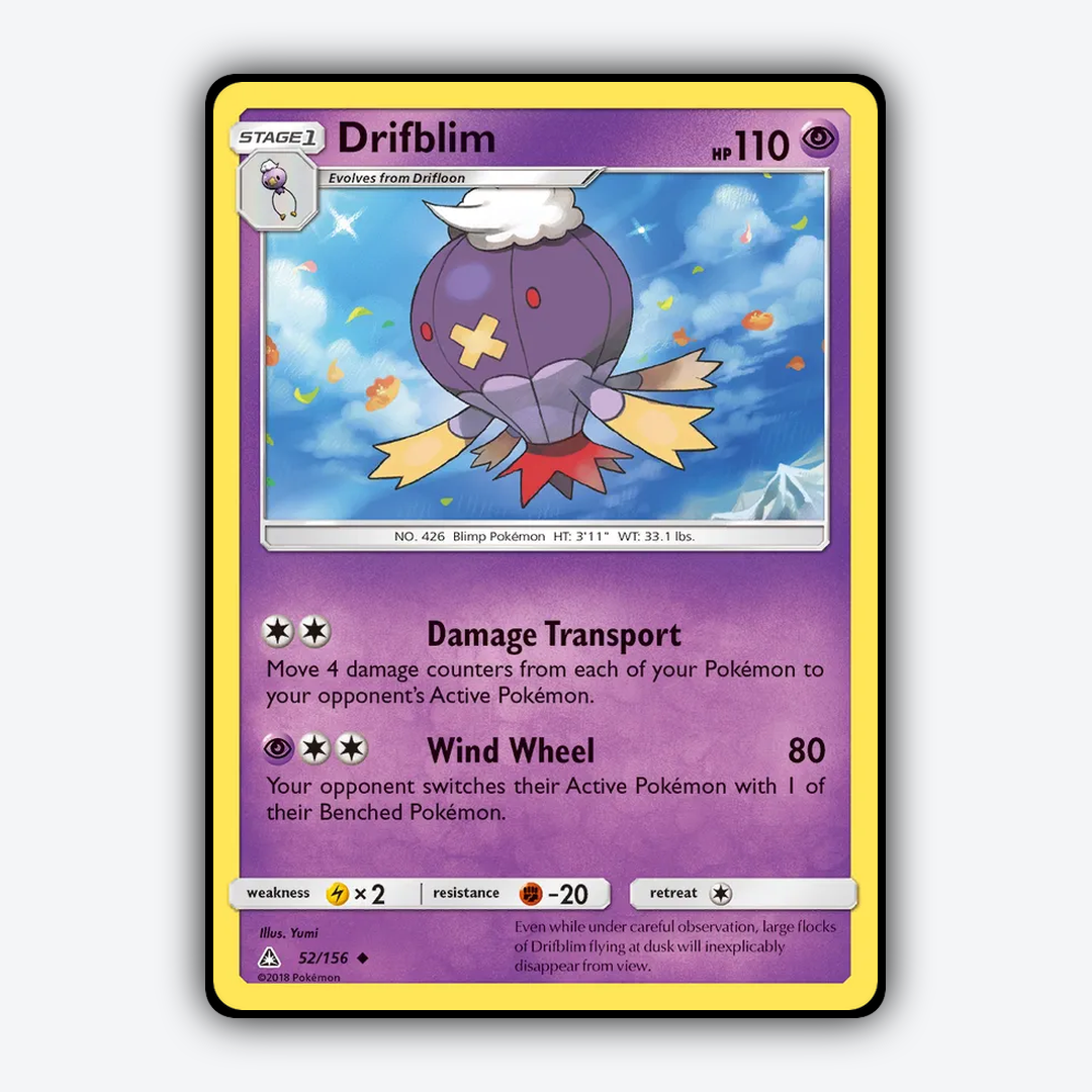Drifblim 052/156 - Ultra Prism Set - Card Rug