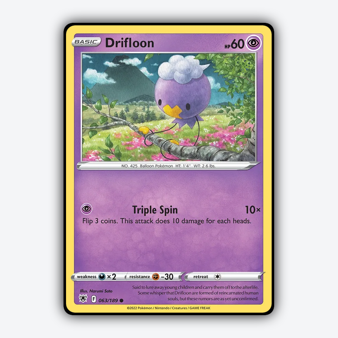 Drifloon 063/189 - Astral Radiance Set - Card Rug